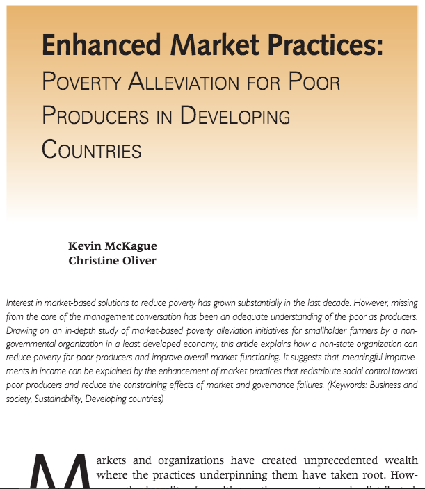 Enhanced Market Practices